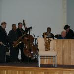 Honoring Franz......From Left:  Charlie Gabriel (sax), Charlie Smith (clar), Marcus Belgrave (trpt), Darrel Tidaback (bass), Yves Francois (trpt), Robert Cousins (drums)