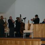 Honoring Franz......From Left:  Charlie Gabriel (sax), Charlie Smith (clar), Marcus Belgrave (trpt), Chris Carani (bass), Yves Francois (trpt), Robert Cousins (drums)