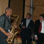 Charlie Gabriel (sax) Takes a Solo as Marcus Belgrave (left) and Yves Francois Look On
