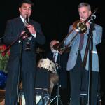 Tad Calcara (clarinet) and Ed Bagatini (trombone)
(Photo Credit:  David Jewell)