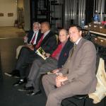 Before The Gala:  Left to Right:  Bob Cousins, Art Hoyle, Hank Tausend and Chris Carani (photo credit:  Lisa Roti)