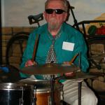 The great Wayne Jones on drums
