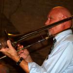 The amazing Tom Bartlett on trombone